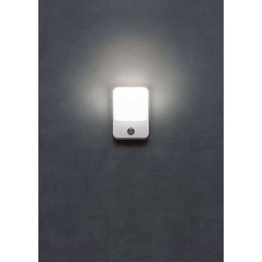 Redo 90131 - COLIN LED-ulkovalaisin liike- ja hämärätunnistimella LED/9W/230V 3000K IP54 valkoinen