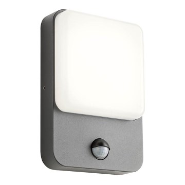 Redo 90133 - LED-ulkoseinävalaisin anturilla COLIN 1xLED/9W/230V IP54