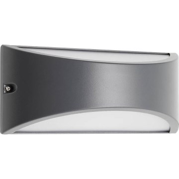 Redo 90191 - LED-ulkoseinävalaisin SCUDO LED/10W/230V 3000K IP54 antrasiitti