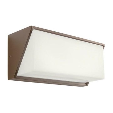 Redo 90239 - LED-ulkoseinävalaisin SPECTRA LED/16W/230V 3000K IP54 ruskea