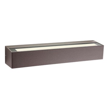 Redo 90261 - LED-ulkoseinävalaisin AROOS LED/21W/230V 3000K IP65 ruskea