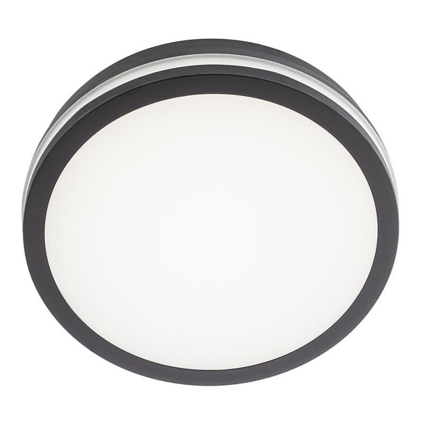 Redo 90290 - LED-ulkokattovalaisin anturilla ISOLA LED/24W/230V halkaisija 26 cm 3000/4000/6500K IP54 antrasiitti
