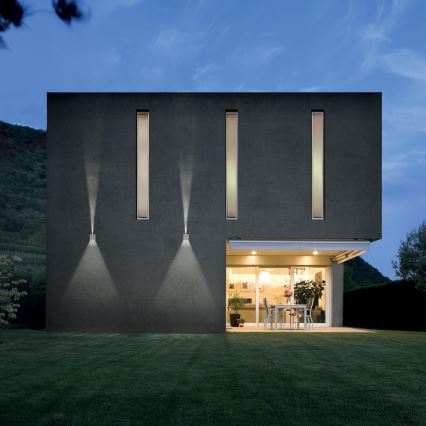 Redo 90294 - LED ulkoseinävalaisin VARY 2xLED/10W/230V 3000K IP54 valkoinen