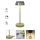 Redo 90309 - Himmennettävä LED-kosketuspöytävalaisin ILUNA LED/2,5W/5V 2700-3000K 3000 mAh IP65 vihreä