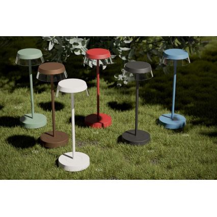 Redo 90312 - LED himmennettävä kosketuspöytälamppu ILUNA LED/2,5W/5V 2700-3000K 3000 mAh IP65 musta