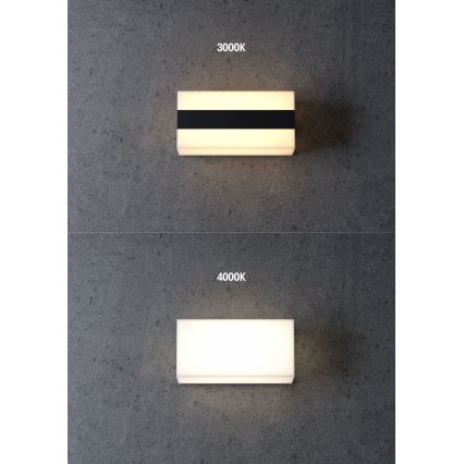 Redo 90325 - LED Ulkoseinävalaisin KODIAK LED/8W/230V 4000K 20 cm IP65 valkoinen