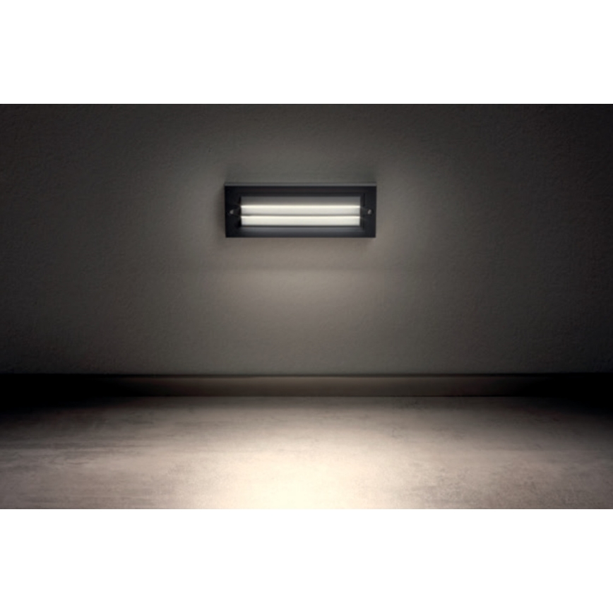 Redo 90330 - LED Ulkoseinävalaisin KRUP LED/6W/230V IP65 antrasiitti