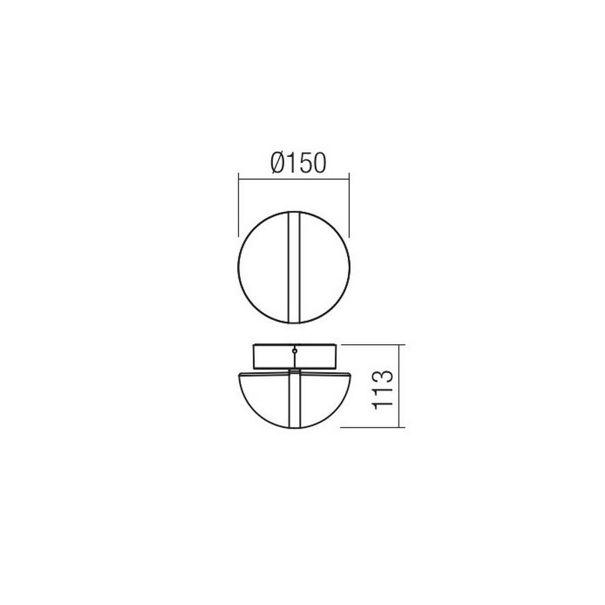 Redo 90364 - LED Ulkoseinävalaisin SIERRA LED/10,8W/230V IP54