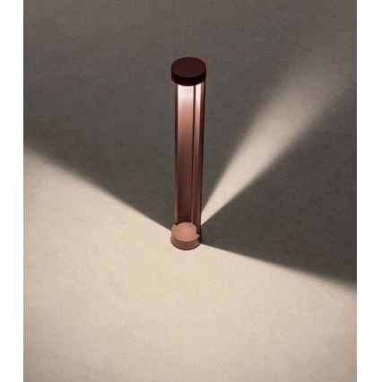 Redo 90366 - ZEUS LED ulkovalaisin LED/11,5W/230V 3000K 75 cm IP54 ruskea