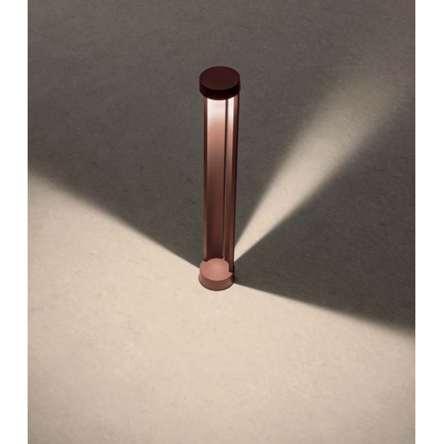 Redo 90366 - ZEUS LED ulkovalaisin LED/11,5W/230V 3000K 75 cm IP54 ruskea