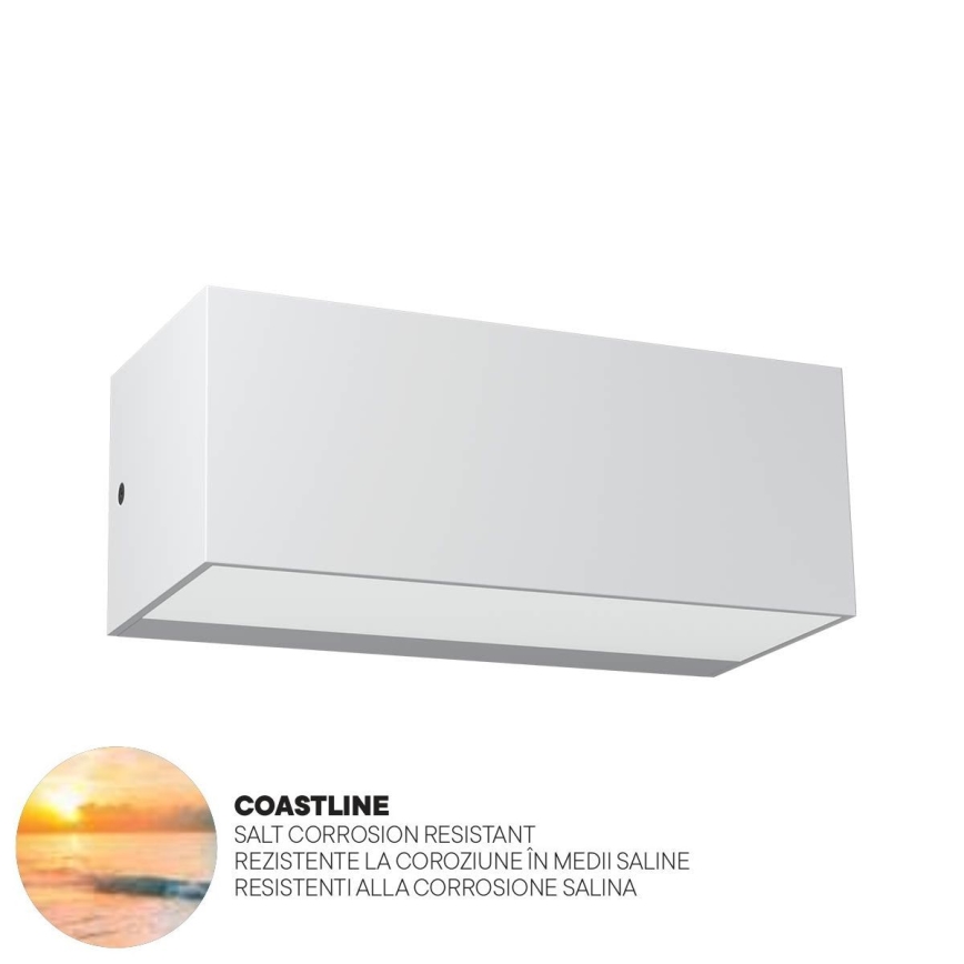 Redo 90373 - LED Ulkoseinävalaisin LAMPRIS LED/13W/230V IP65 valkoinen