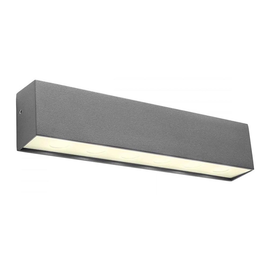 Redo 90394 - LED Ulkoseinävalaisin OMNIA LED/12W/230V 3000K IP54 harmaa