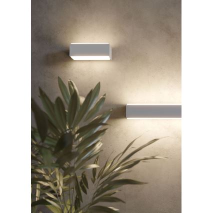 Redo 90400 - LED-ulkoseinävalaisin DASH LED/9W/230V 4000K IP65 valkoinen