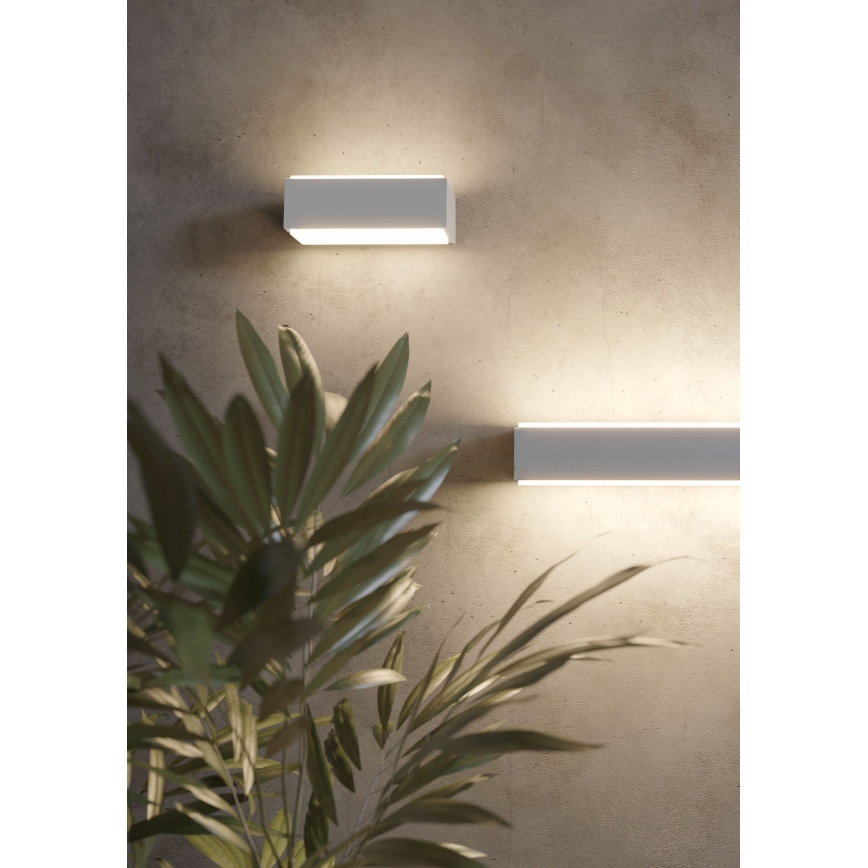 Redo 90400 - LED-ulkoseinävalaisin DASH LED/9W/230V 4000K IP65 valkoinen