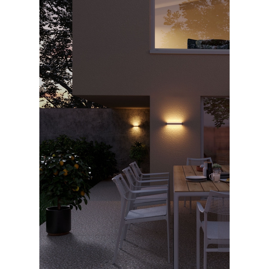 Redo 90402 - LED-ulkoseinävalaisin DASH LED/9W/230V 4000K IP65 antrasiitti