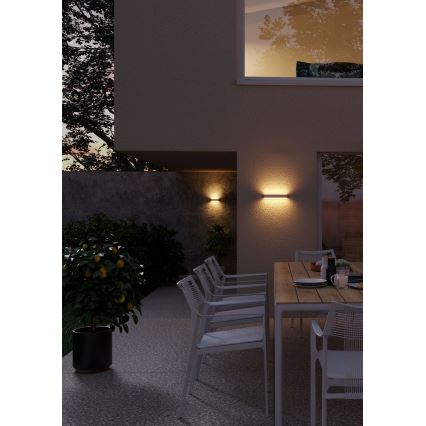 Redo 90404 - LED-ulkoseinävalaisin DASH LED/9W/230V 4000K IP65 ruskea