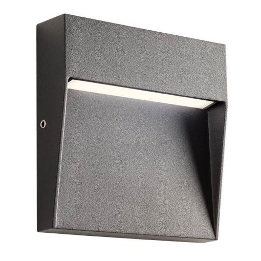 Redo 90475 - LED-ulkoseinävalaisin LANDER LED/3W/230V IP54 antrasiitti