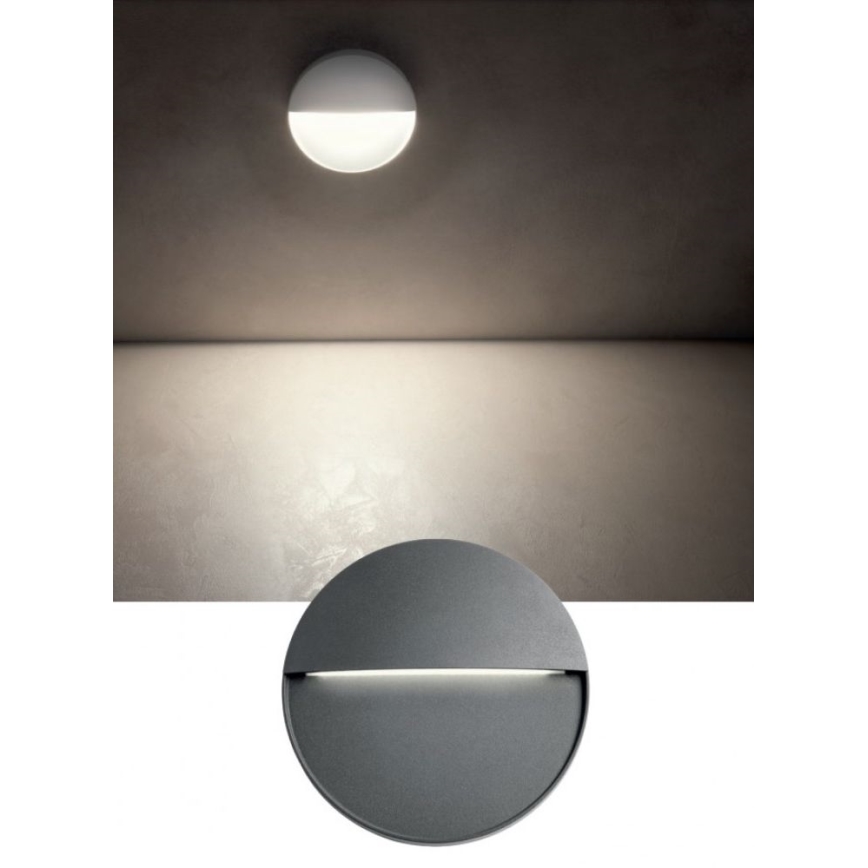 Redo 90476 - LED-ulkoseinävalaisin LANDER LED/6W/230V IP54 valkoinen