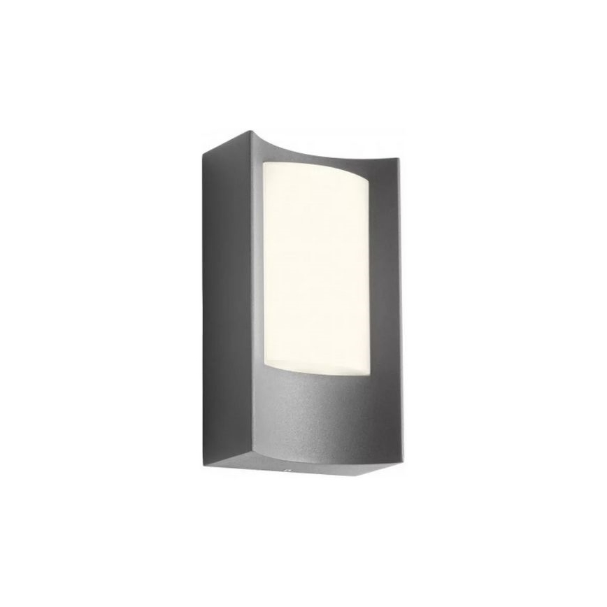 Redo 90483 - LED-ulkoseinävalaisin WARP LED/8W/230V 3000K IP44 antrasiitti