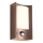 Redo 90487 - LED Ulkovalo anturilla WARP LED/8W/230V 3000K IP44 ruskea