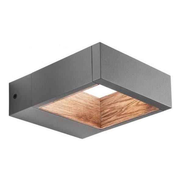 Redo 90508 - LED-ulkoseinävalaisin WALD LED/10W/230V IP65 antrasiitti