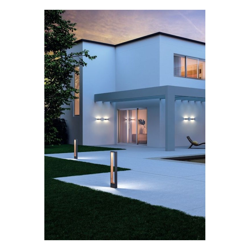 Redo 90508 - LED Ulkoseinävalaisin WALD LED/10W/230V IP65 antrasiitti