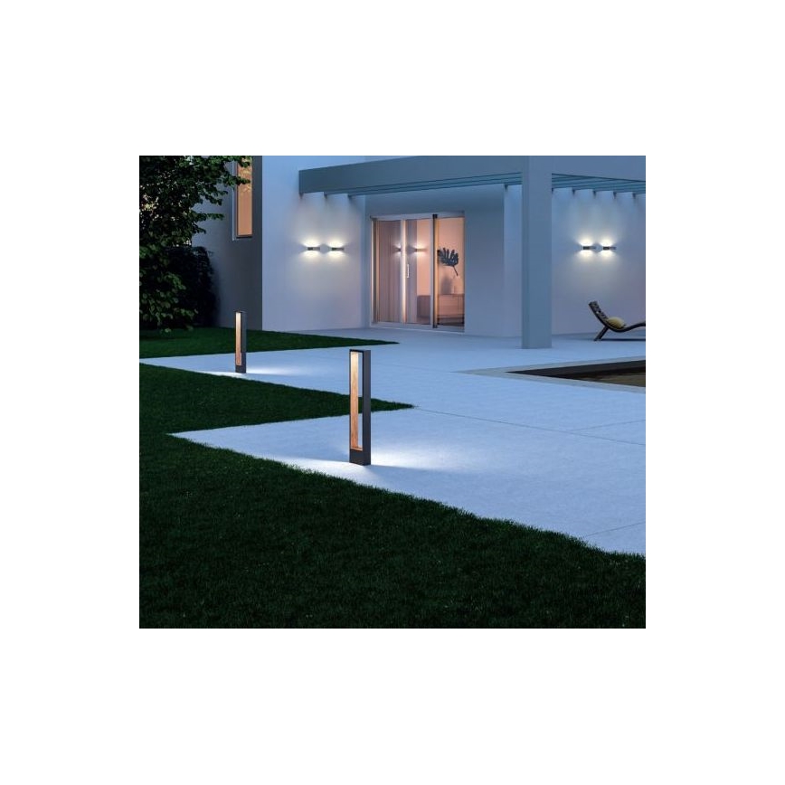 Redo 90509 - LED-ulkolamppu WALD LED/10W/230V IP65 antrasiitti