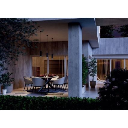 Redo 90514 - LED-ulkoriippuvalaisin KLOU LED/9W/230V IP54 antrasiitti