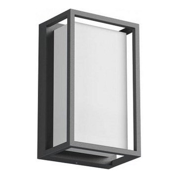 Redo 90533 - LED-ulkoseinävalaisin QUADRIS LED/12W/230V IP54 antrasiitti