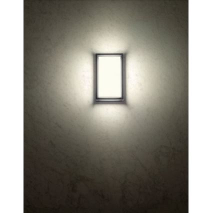 Redo 90533 - LED-ulkoseinävalaisin QUADRIS LED/12W/230V IP54 antrasiitti