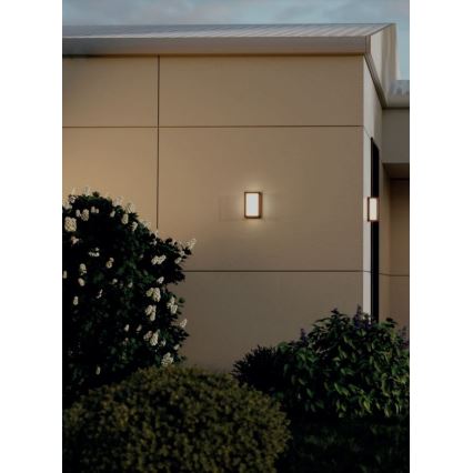 Redo 90534 - LED-ulkoseinävalaisin QUADRIS LED/12W/230V IP54 ruskea