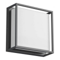 Redo 90565 - LED-ulkoseinävalaisin QUADRIS LED/20W/230V IP54 antrasiitti