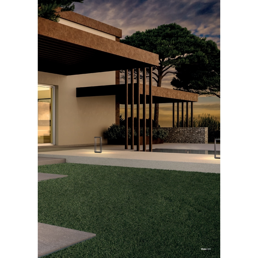 Redo 90580 - LED-ulkovalaisin WAKE LED/8W/230V 3000K 20 cm IP65 antrasiitti