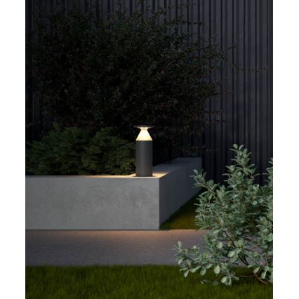 Redo 90589 - LED-ulkovalaisin BIRO LED/12W/230V 3000K 30 cm CRI 90 IP65 antrasiitti