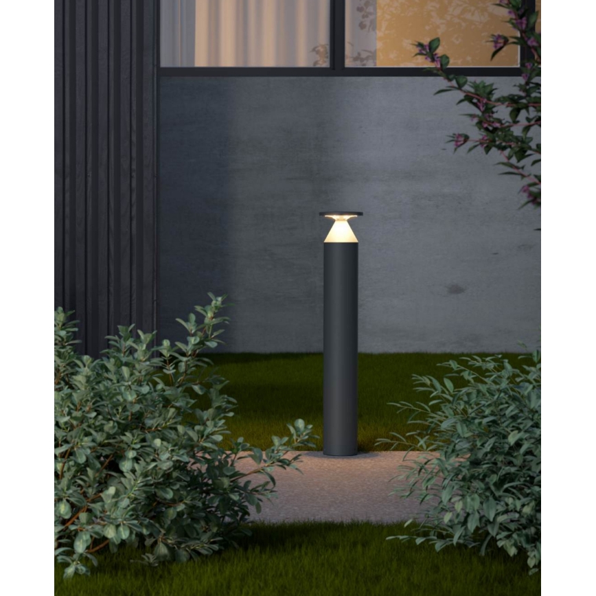 Redo 90591 - LED-ulkovalaisin BIRO LED/12W/230V 3000K 70 cm CRI 90 IP65 antrasiitti
