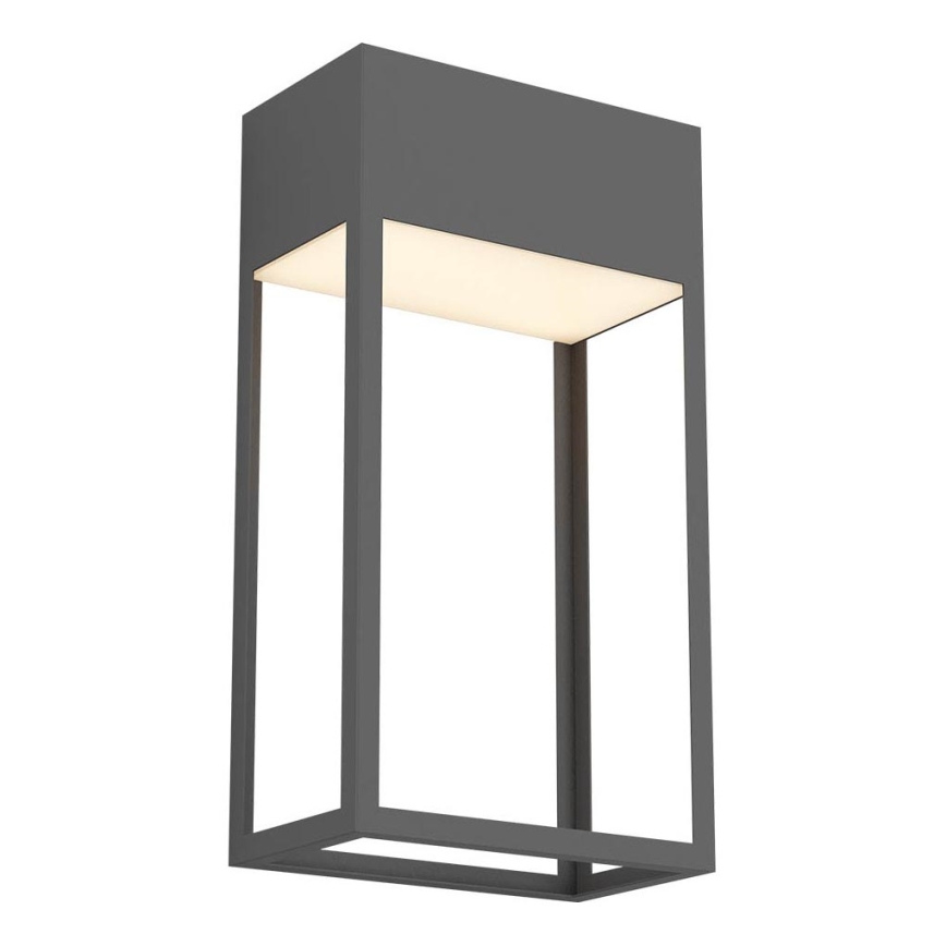 Redo 90603 - STAND LED-seinävalaisin ulkokäyttöön 20W/230V 3000K CRI 90 IP65, antrasiitti