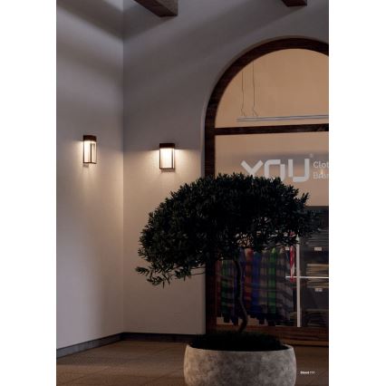 Redo 90603 - STAND LED-seinävalaisin ulkokäyttöön 20W/230V 3000K CRI 90 IP65, antrasiitti