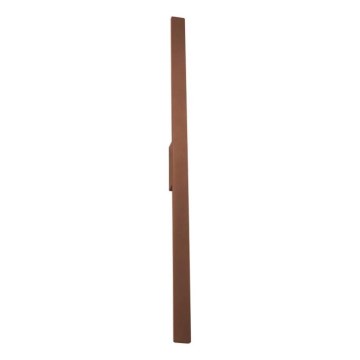 Redo 90624 - LED-ulkoseinävalaisin REFLEXA LED/24W/230V 3000K 144 cm IP54 ruskea