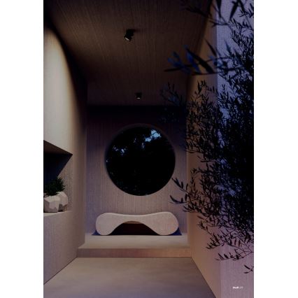 Redo 90627 - SHAFT LED ulkokohdevalaisin LED/13W/230V 3000K halkaisija 9 cm IP65 antrasiitti