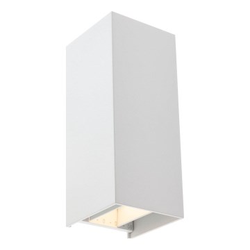 Redo 90635 - LED-ulkoseinävalaisin SONNY 2xLED/5W/230V 2200/3000/4000K IP54 valkoinen
