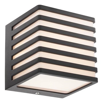 Redo 90638 - LED-ulkoseinävalaisin BLAZE LED/12W/230V 3000K IP54 antrasiitti