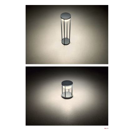 Redo 90676 - MAX LED ulkovalaisin 15W/230V 2700K 80 cm IP65 antrasiitti