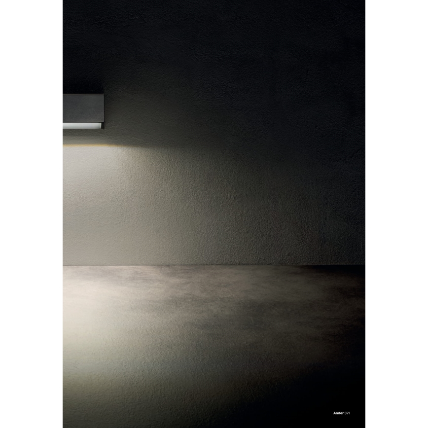 Redo 90679 - Ulko-opastusvalaisin ANDER LED/3W/230V 3000K IP65 antrasiitti