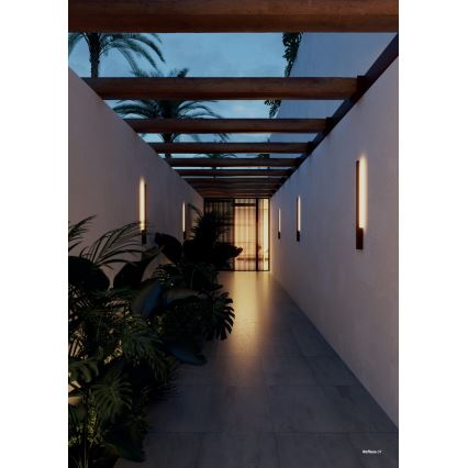 Redo 90870 - REFLEXA LED ulkoseinävalaisin LED/6W/230V 3000K CRI 90 IP54 antrasiitti