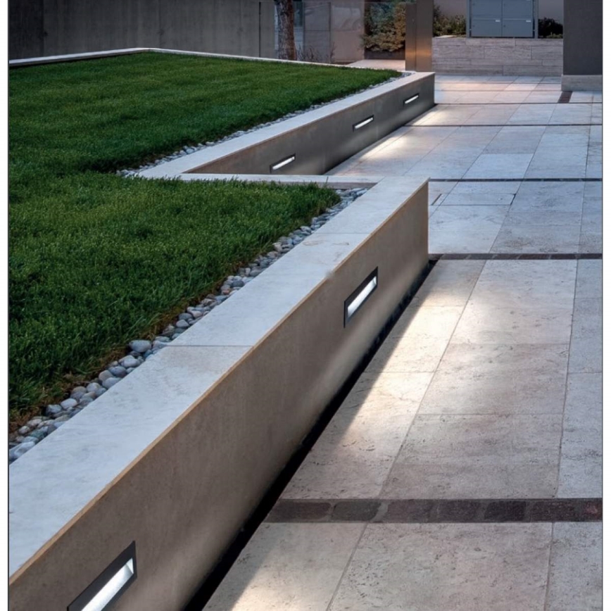 Redo 9092-LED Ulkoinen opastusvalaisin IGOR LED/6W/230V 3000K IP54 antrasiitti