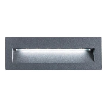 Redo 9092 - LED-ulkoportaikkovalaisimet IGOR LED/6W/230V 3000K IP54 antrasiitti