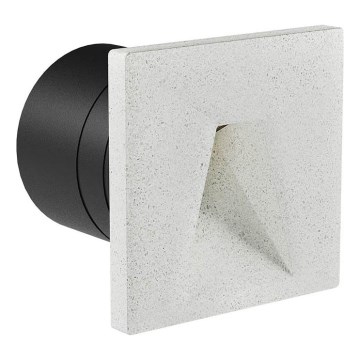 Redo 91195 - LED-ulko-opastevalaisin BAST LED/2,5W/230V 3000K CRI 90 IP65 harmaa