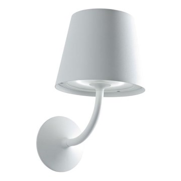 Redo 9124 - LED ulkoseinälamppu GIORGIO LED/7W/230V IP65 valkoinen