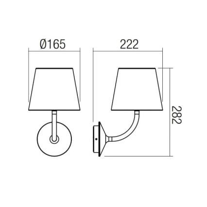 Redo 9124 - LED ulkoseinälamppu GIORGIO LED/7W/230V IP65 valkoinen