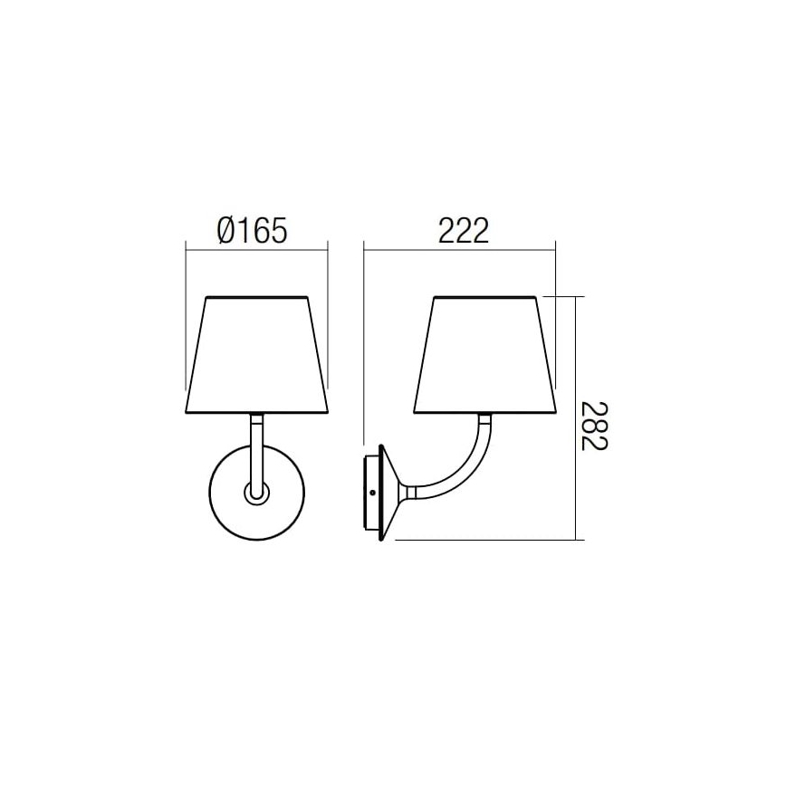 Redo 9124 - LED ulkoseinälamppu GIORGIO LED/7W/230V IP65 valkoinen